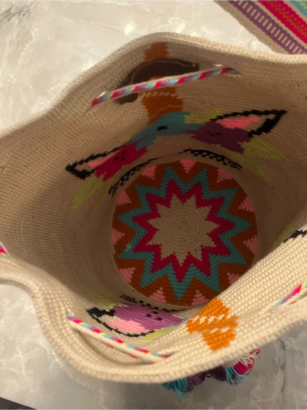 Straccio rico handwoven cream